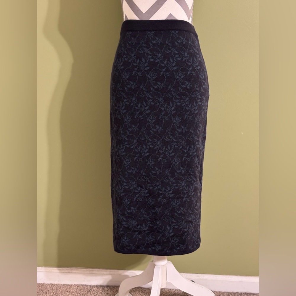 Peruvian Connection wool alpaca midi sweater skirt